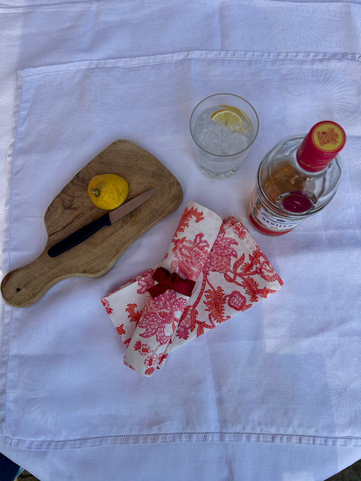 Block Printed Cotton Napkins