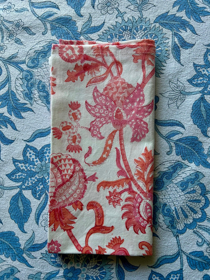 Block Printed Cotton Napkins