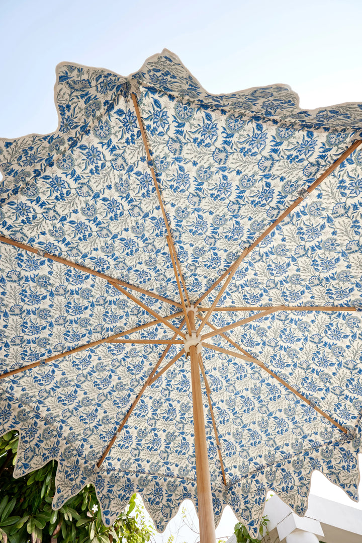Luxury 2.7m Garden Parasol - Blue Skies Parasol-UK