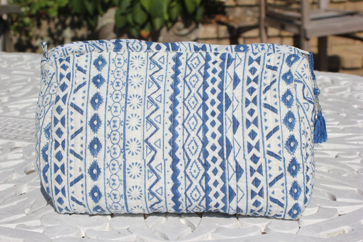 Quilted Cotton Wash Bags - TARA Parasol-uk