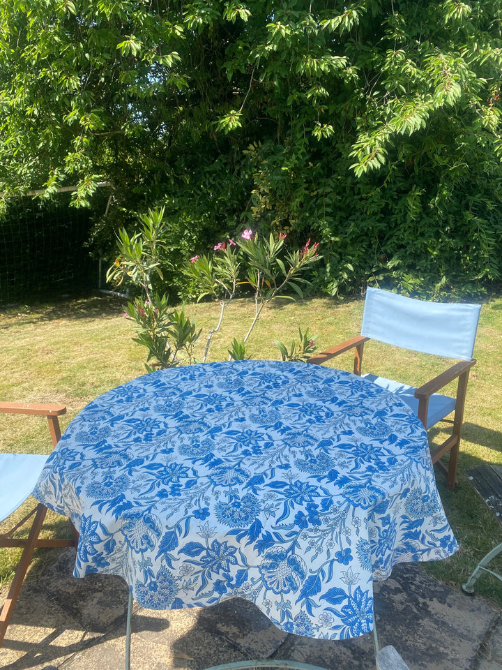 Tablecloth Horkesley Blue Parasol-UK