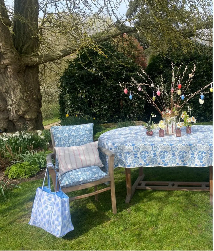 Tablecloth Horkesley Blue Parasol-UK