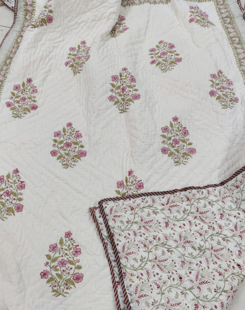 Reversible Cotton Quilt - Single