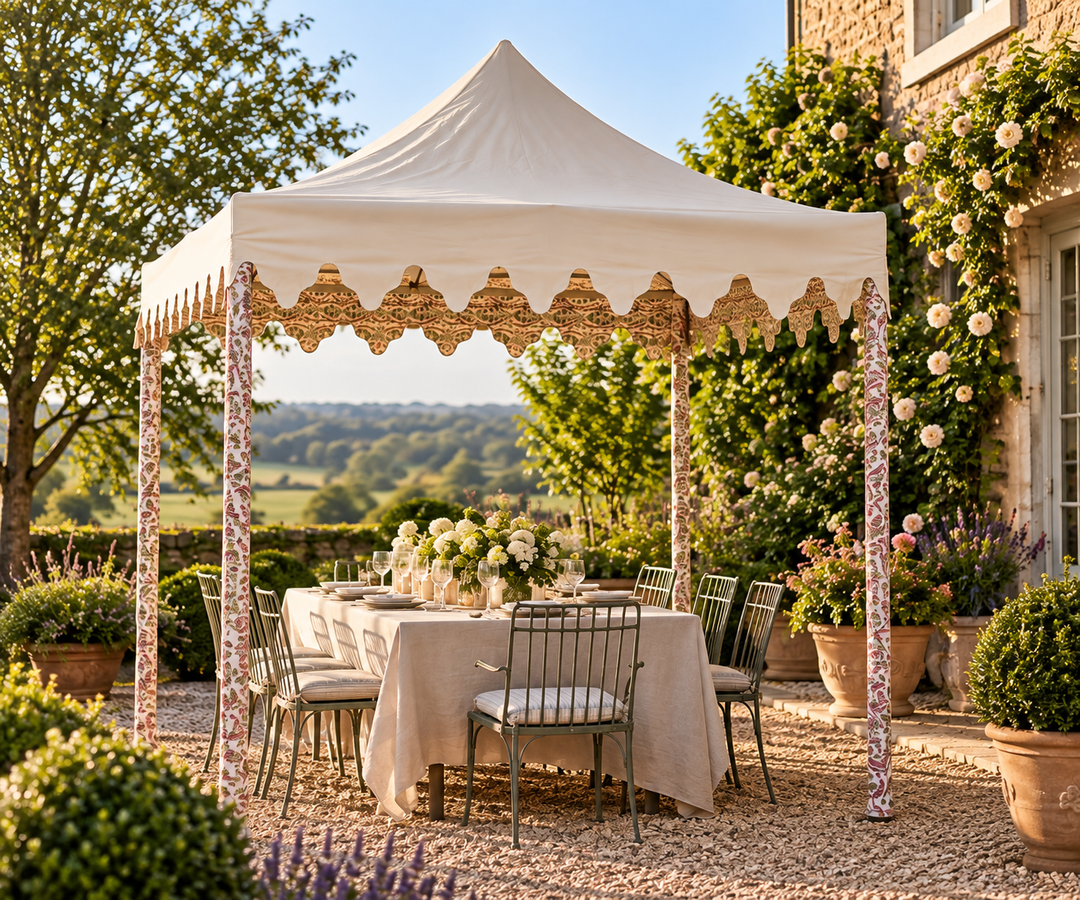 GARDEN TENT, BLOCK PRINTED GAZEBO OR GARDEN PARASOL: How to Choose the Right One for Your Garden