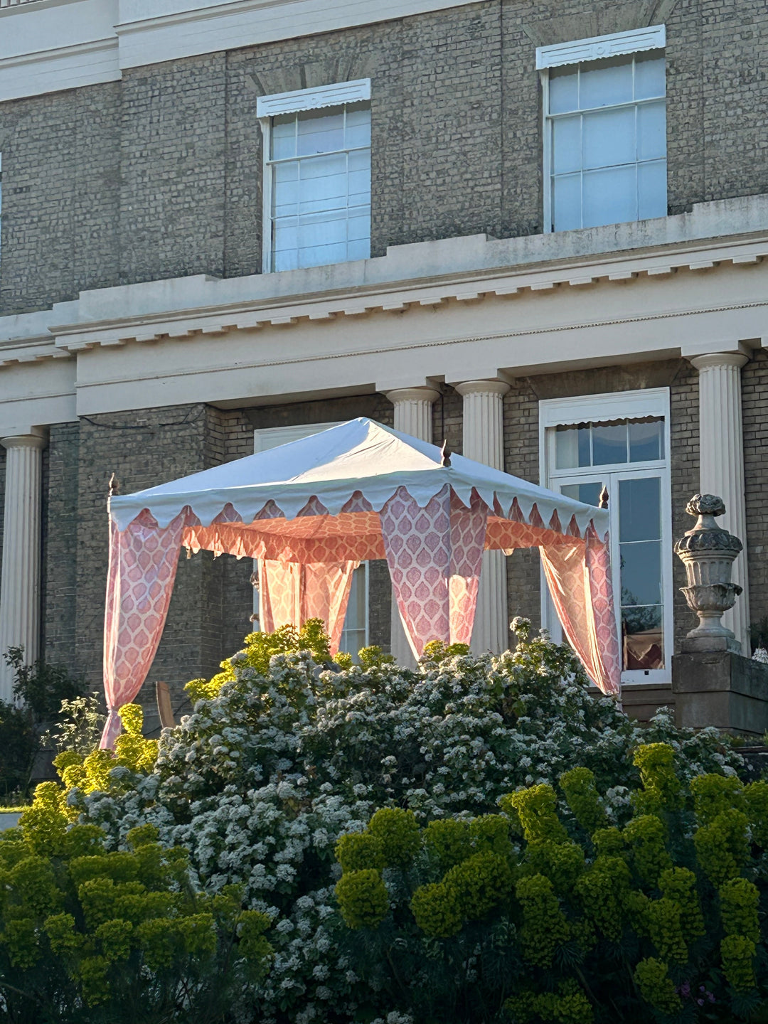 Creating an Outdoor Workspace with Tents