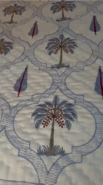 Reversible Cotton Quilt - ELEANOR