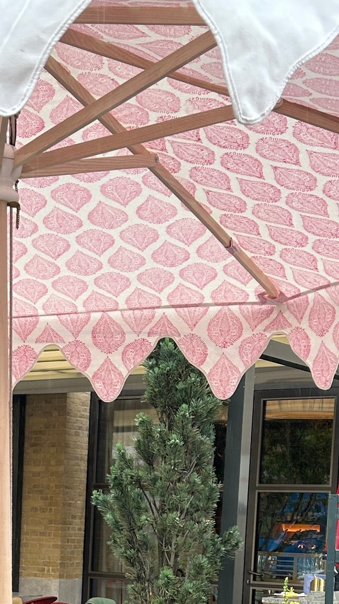 HORKESLEY Luxury Garden Parasol - Ascot Pink