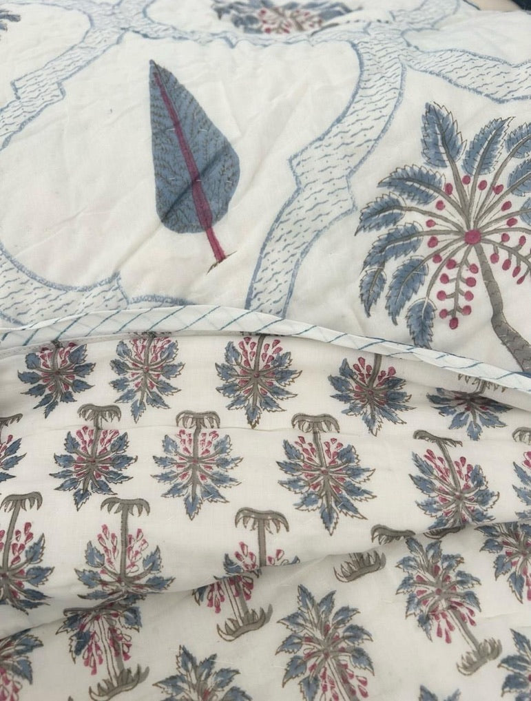 Reversible Cotton Quilt - ELEANOR