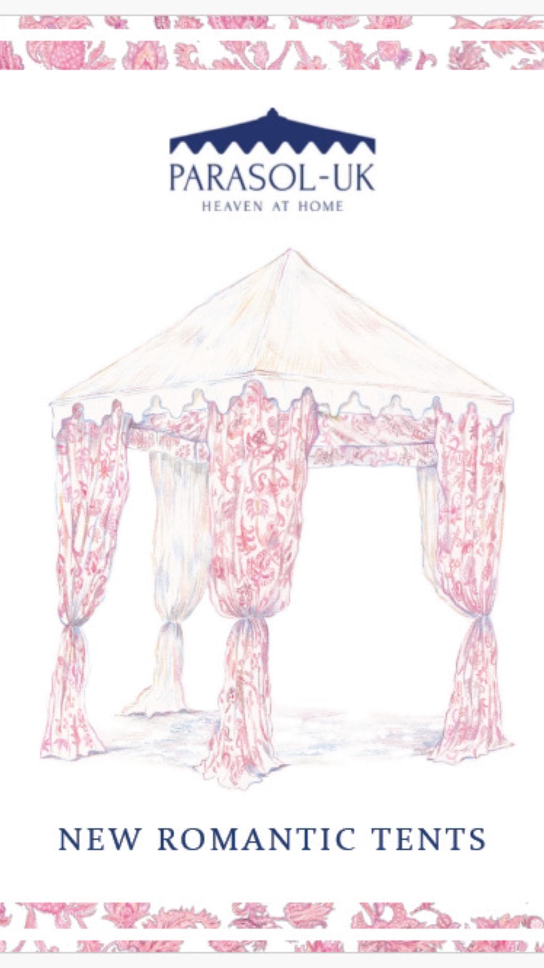 Luxury Pink Parasol