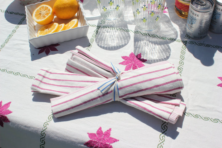 BLOCK PRINTED NAPKINS Parasol-uk