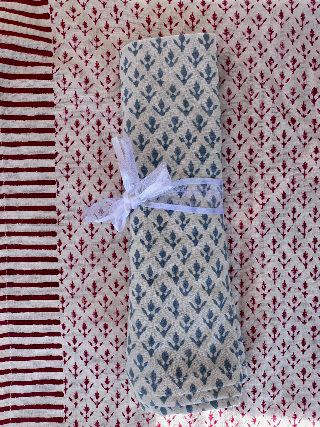 Block Printed Cotton Napkins