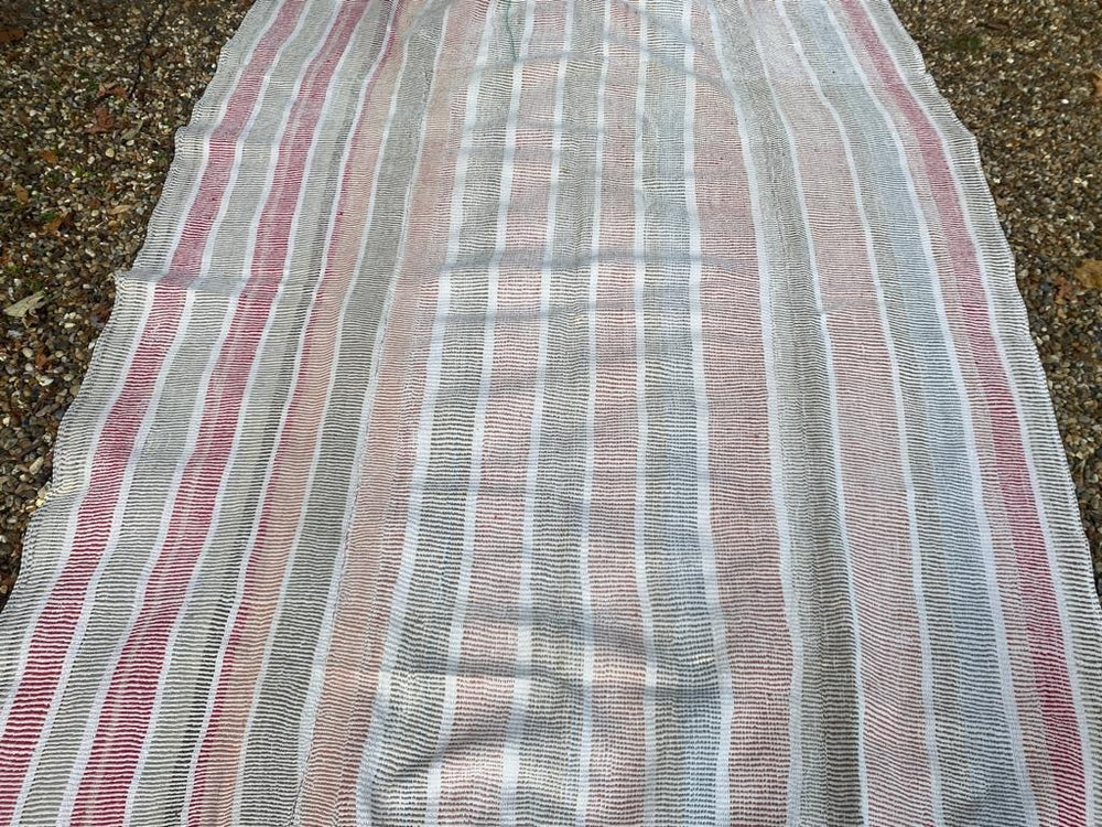 Vintage Pure Cotton Rug - Rainbow Parasol-UK