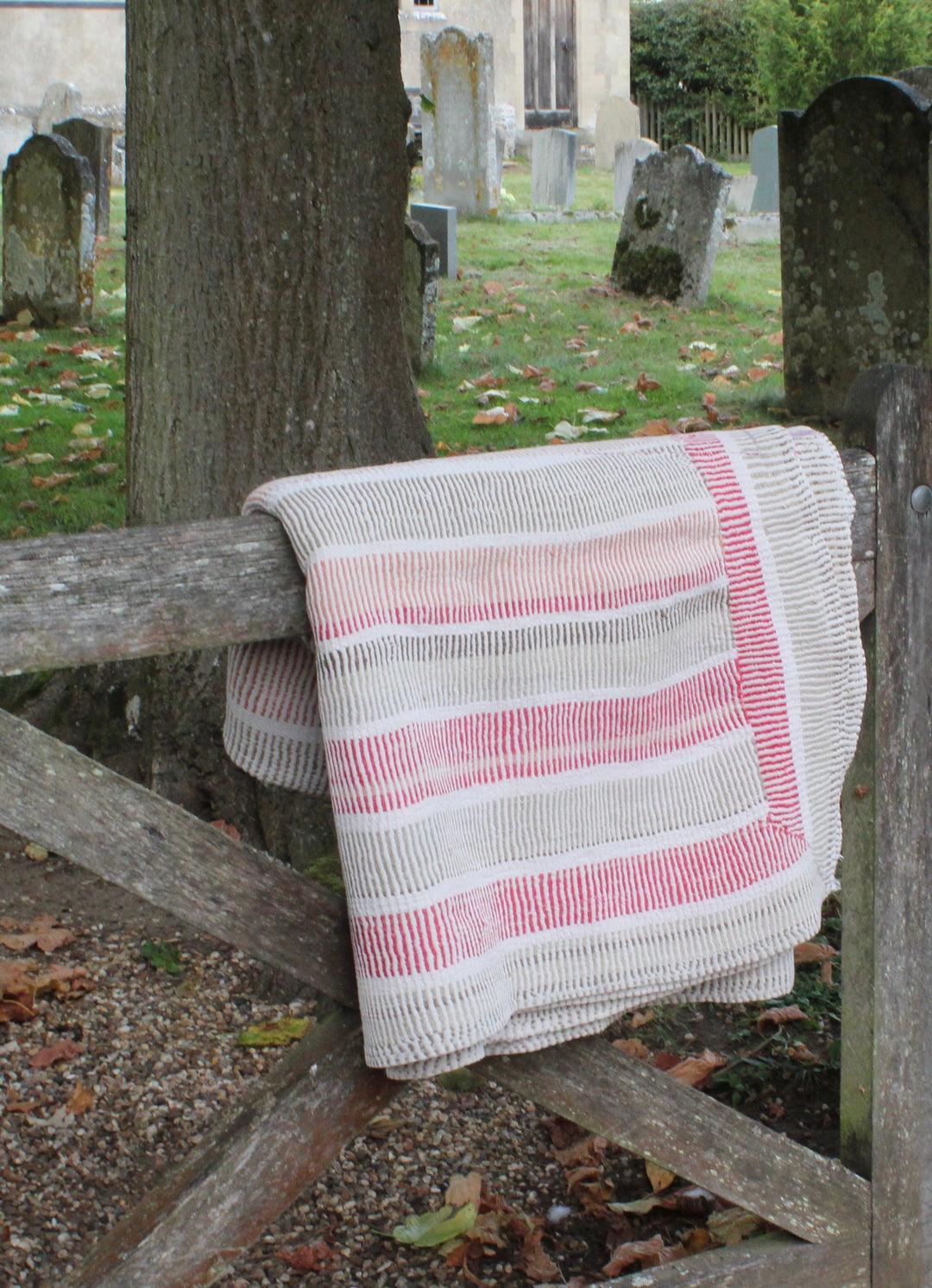 Vintage Pure Cotton Rug - Rainbow Parasol-UK