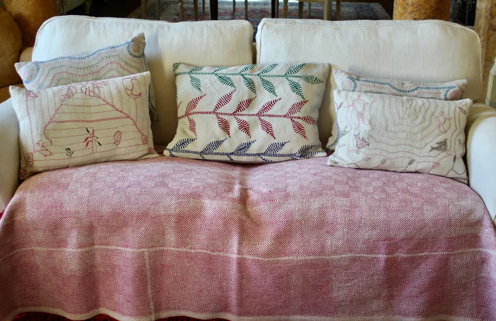 Vintage Textile Cushion - new1 Parasol-uk