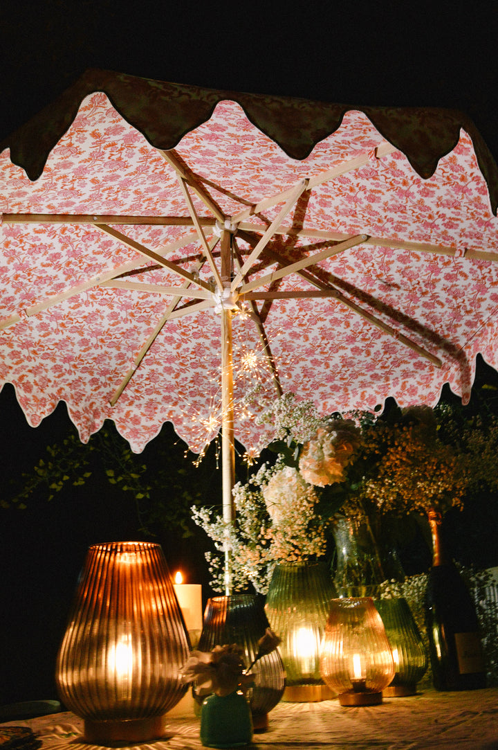 HORKESLEY Luxury Garden Parasol - Punya Pink